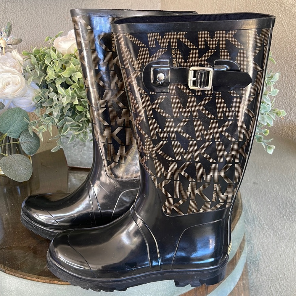 Michael Kors Rain Boots Size 10